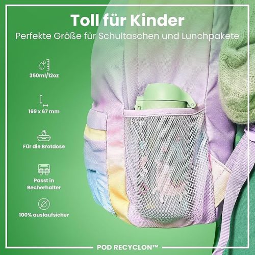 Ion8 gyermek kulacs, 350 ml, zöld