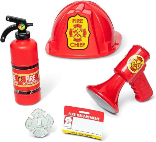 Melissa & Doug Tűzoltó Jelmez Gyerekeknek