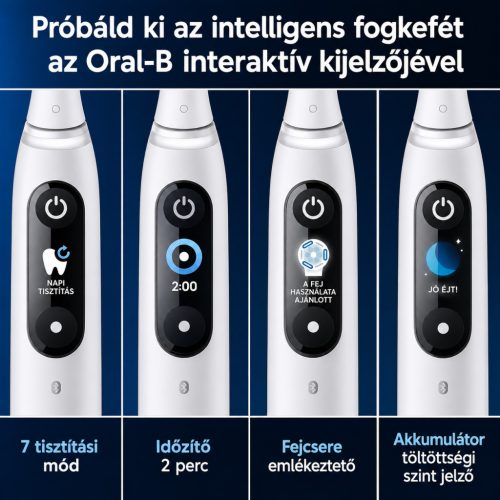 Oral-B iO 9 elektromos fogkefe – fehér
