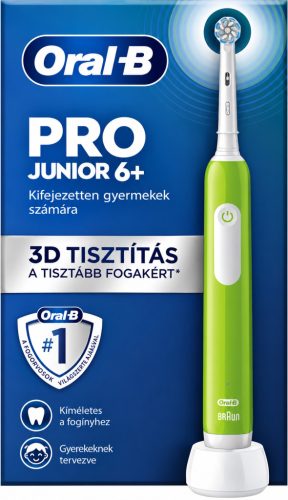 Oral-B Pro Junior – elektromos fogkefe 6 éves kortól