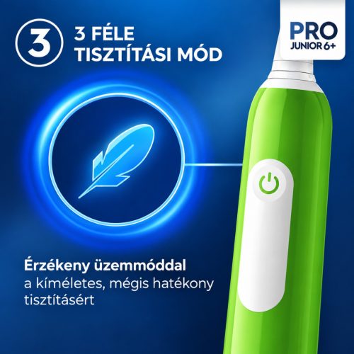 Oral-B Pro Junior – elektromos fogkefe 6 éves kortól