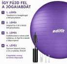 Edifit, Pilates labda, 75cm, otthoni edzéshez