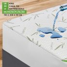 Utopia Bedding matracvédő 150 x 200 x 30 cm, vízálló, prémium viszkóz, Oeko-Tex
