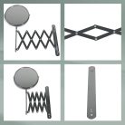 Avita fali tükör 18,5 cm dönthető és kihúzható