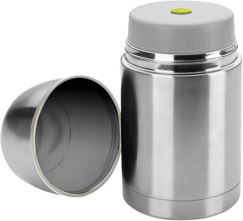IBILI Termosz szilárd élelmiszerekhez, rozsdamentes acél, 800 ml, duplafalú