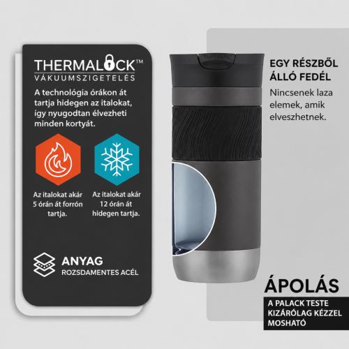 Contigo Byron 2.0 hőszigetelt termosz, 470 ml