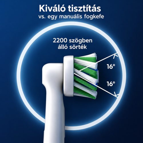 Oral-B Pro CrossAction eredeti pótfej elektromos fogkeféhez – 12 db