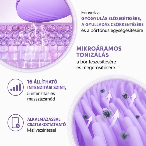 FOREO LUNA 4 plus – arctisztító és mikroáramú bőrápoló készülék