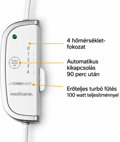 medisana HP 630 – elektromos váll- és nyakmelegítő párna