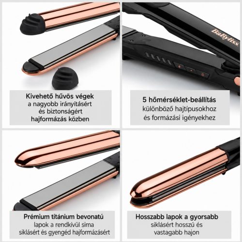 BaByliss Straight & Curl Brilliance ST482E hajvasaló és hajgöndörítő