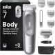 Braun Bodygroomer Series 7 BG7555 Férfi Testsőrszőrzet-nyíró és Borotva