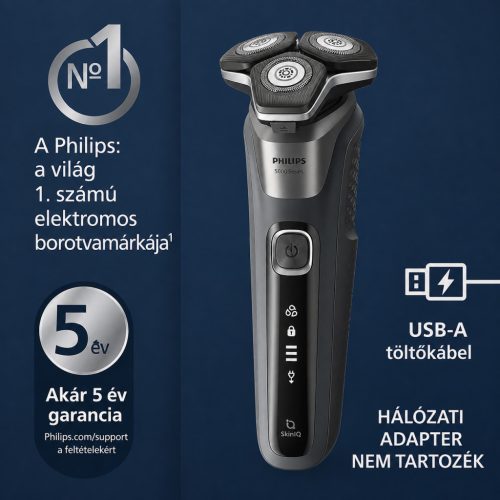 Philips Series 5000 S5887/13 – elektromos férfi borotva