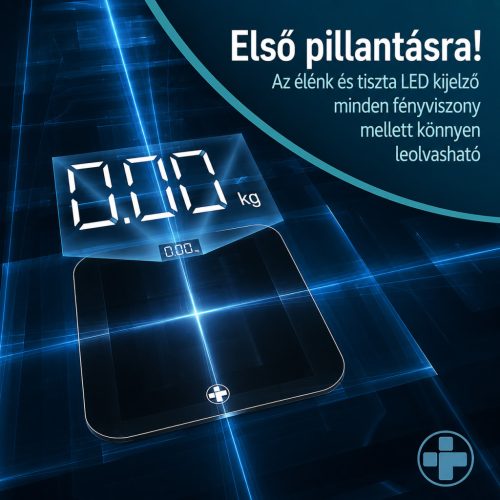 Reliance Medical digitális személymérleg LED kijelzővel