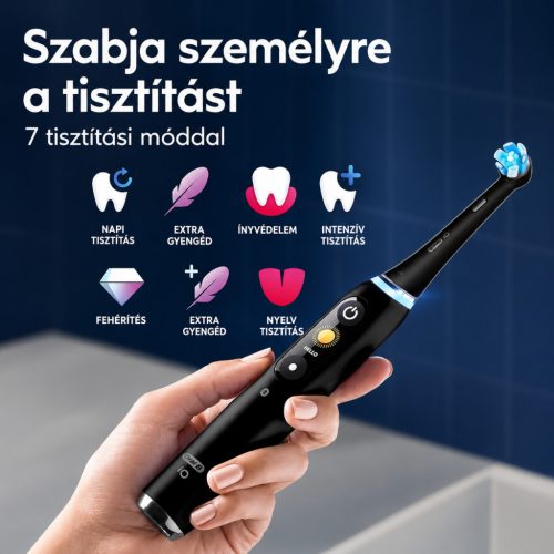 Oral-B iO 9 Elektromos Fogkefe – Fekete