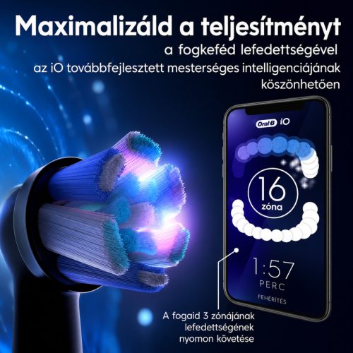 Oral-B iO 9 Elektromos Fogkefe – Fekete