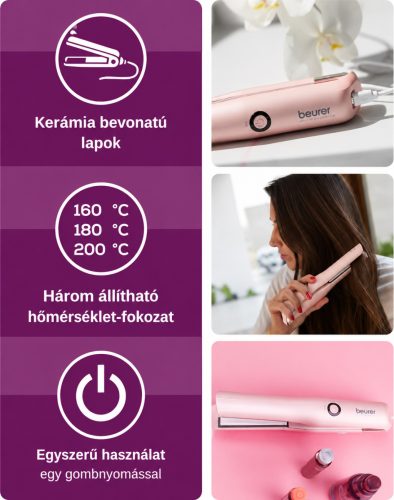 Beurer HS 20 – akkumulátoros mini hajvasaló