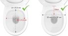 PEPE Mobility – WC-magasító fedéllel, 10 cm