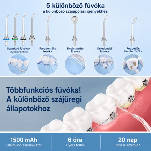 VIMMK Vezeték Nélküli Szájzuhany, több színben