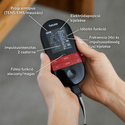 Beurer EM 59 Heat – digitális TENS/EMS készülék