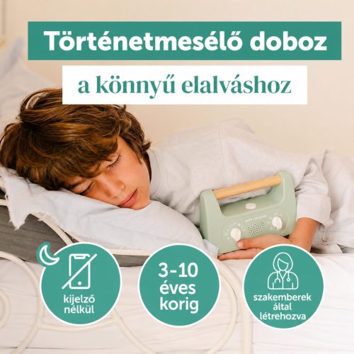 Morphée My Little Morphée – Altatómese- és relaxációs hangdoboz gyermekeknek (angol nyelvű)