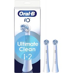   Oral-B iO Ultimate Clean pótfogkefefej – 2 db-os fehér készlet