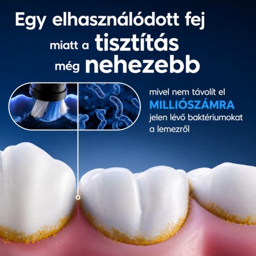 Oral-B iO Ultimate Clean pótfogkefefej – 2 db-os fehér készlet