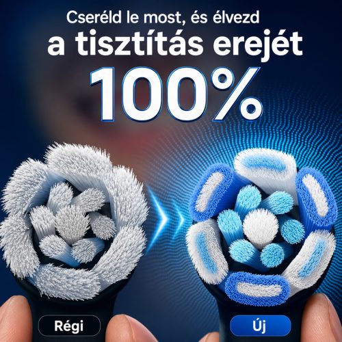 Oral-B iO Ultimate Clean pótfogkefefej – 2 db-os fehér készlet