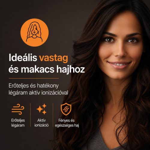 Valera Swiss Silent Jet 8500 Ultrablack professzionális hajszárító
