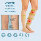 VARCOH – 20–30 mmHg kompressziós térdzokni, nyitott orr-résszel