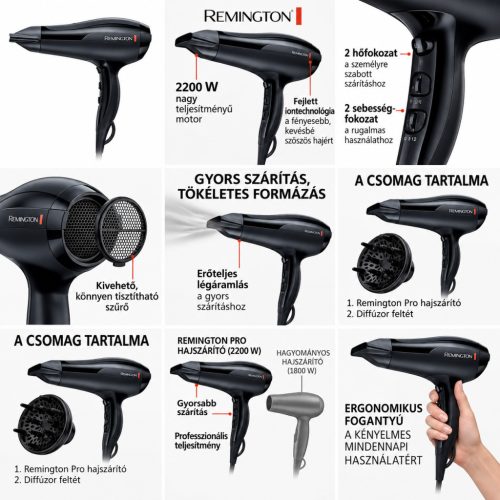 Remington Pro-Air D5210 hajszárító