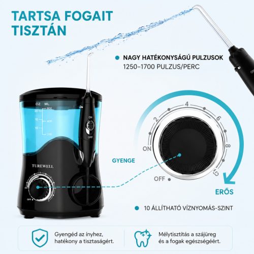 TUREWELL szájzuhany – 600 ml