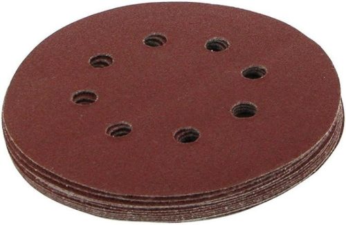 Silverline 479349-125 mm-es 8 lyukas csiszoló korong(10db/ csomag)