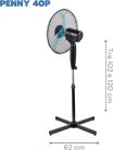 ARDES Penny 40P AR5AM40P - Talapzatos ventilátor-csomagolás sérült