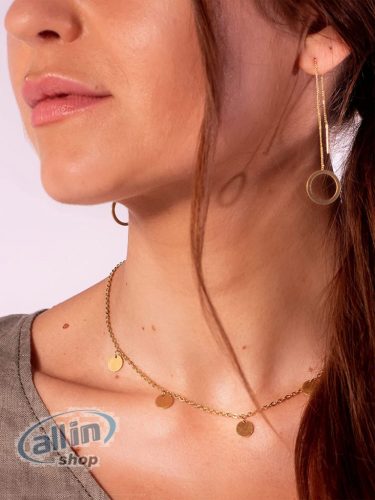 a little something ®  Camden Necklace | Női érmelánc 18 karátos arannyal futtatva