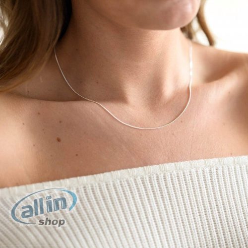 MATERIA  AG 925 ezüst lánc 1 mm – Női 100 cm   hosszú