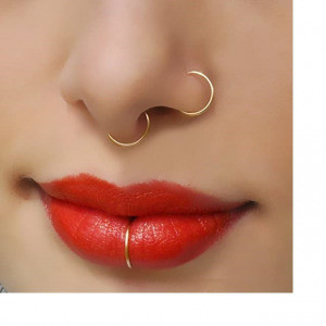 Briana Williams 6 részes piercing készlet, -16G - / 8 mm-es sebészeti acél