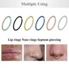 Briana Williams 6 részes piercing készlet, -16G - / 8 mm-es sebészeti acél