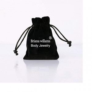 Briana Williams 6 részes piercing készlet, -16G - / 8 mm-es sebészeti acél