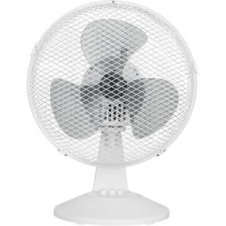   COMFEE CFT23PW00A2 asztali ventilátor 25 W átmérő 23 cm csendes ventilátor 3 lapáttal, 2 sebességfokozattal, 80°-os oszcillációval CSOMAGOLÁSSÉRÜLT