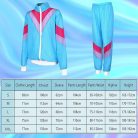 80‑as/90‑es évek uniszex retro edzőruha jelmez (jackett + nadrág), M méret – karneválra, Bad‑Taste bulihoz