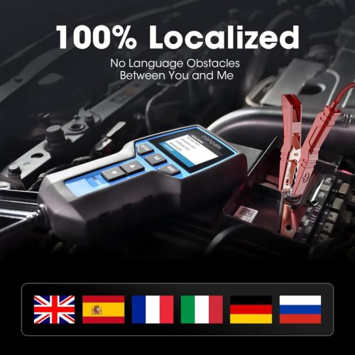 TOPDON BT200 12V/24V Autó Akkumulátor Teszter – 100-2000 CCA, Indítórendszer és Töltőrendszer Elemző