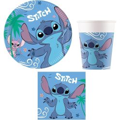   Procos 52 darabos Stitch & Angel parti szett – gyerek zsúrra (kék)