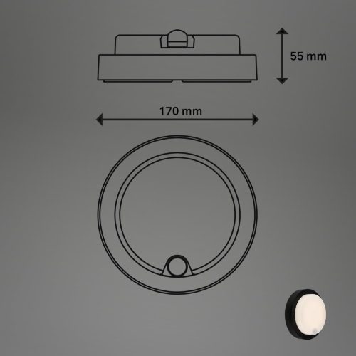 BRILONER Kültéri Lámpa Mozgásérzékelővel