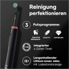 Oral-B PRO 3 3000 elektromos fogkefe, 2 CrossAction pótfogkefefejjel, fekete