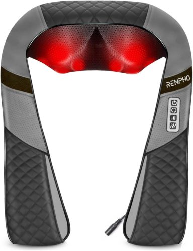 RENPHO Professzionális masszázsgép, Hát, váll, nyak, láb, 3D Shiatsu mélyszöveti masszázs