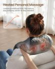 RENPHO Professzionális masszázsgép, Hát, váll, nyak, láb, 3D Shiatsu mélyszöveti masszázs
