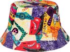 MILAKOO 90‑es évek retro bohókás visszafordítható Eimer‑Hut (bucket hat) – vintage mintás uniszex parti- és utcai kalap