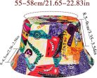 MILAKOO 90‑es évek retro bohókás visszafordítható Eimer‑Hut (bucket hat) – vintage mintás uniszex parti- és utcai kalap