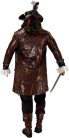 SEA HARE férfi deluxe kalóz jelmez – 180-185 cm, teljes szett kabáttal, nadrággal, kalappal