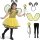 Spooktacular Creations gyerek méhecske jelmez – aranyos bumblebee overál szárnyakkal, S méret